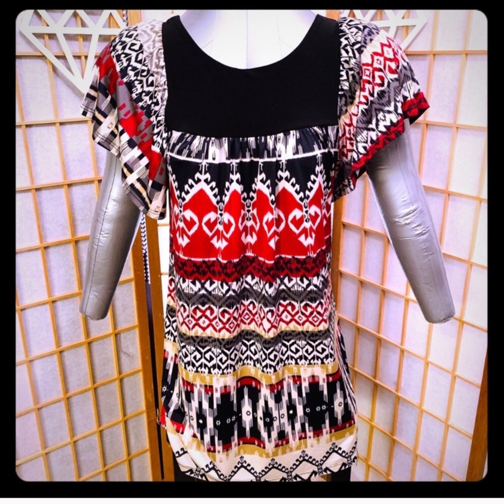 JANETTE JOHN 3:16 TUNIC TOP